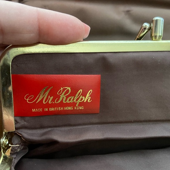 Vintage Mr. Ralph Leather Crossbody Adjustable Strap, Made in British Hong Kong - Picture 9 of 10